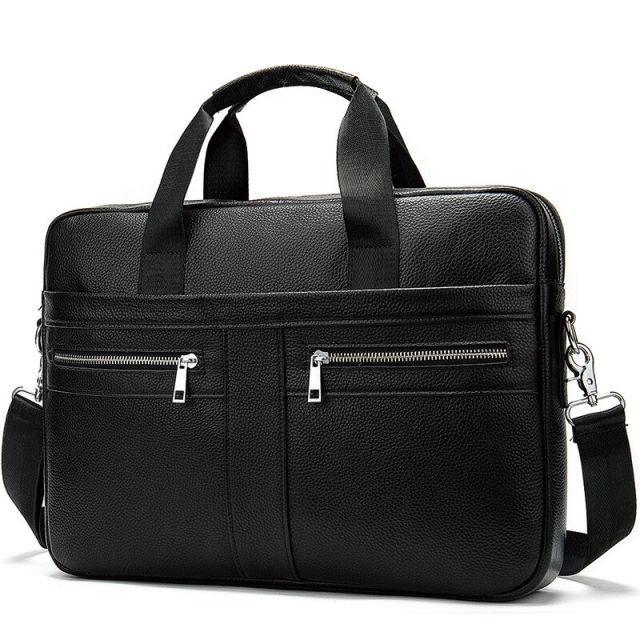 Bolsa Masculina de Couro Genuíno - Loja Rinove